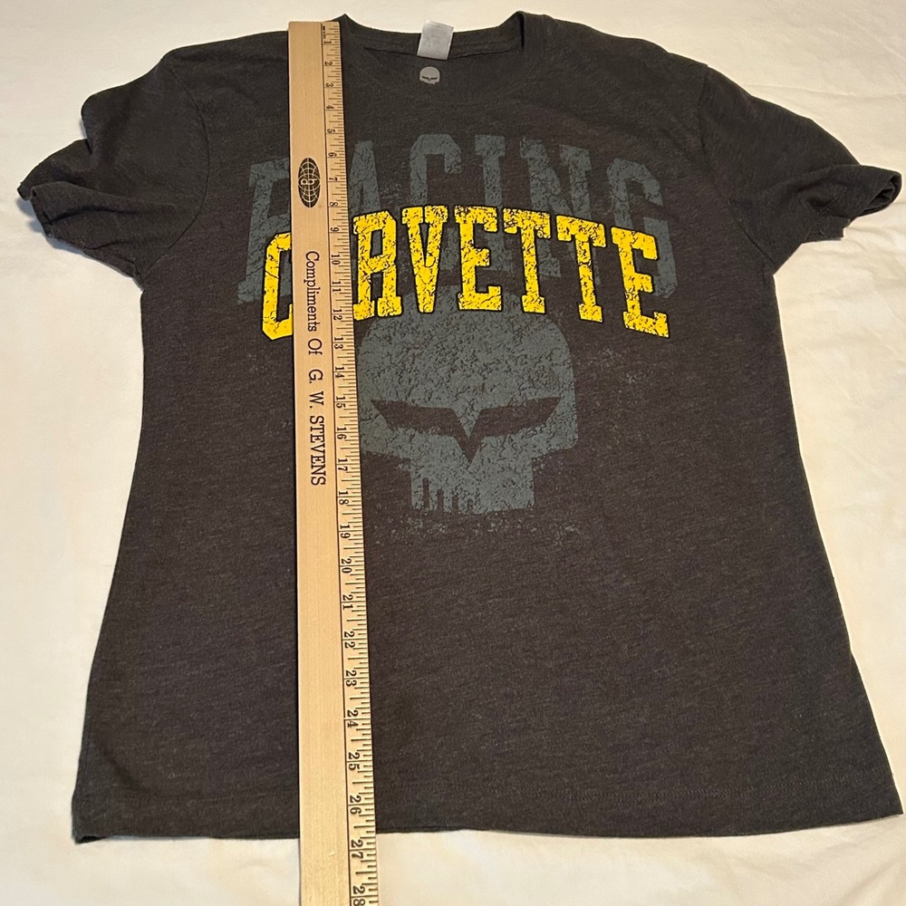 Racing Corvette T Shirt Gray Graphic BadBoyVettes Com Mens Size M - Picture 7 of 7